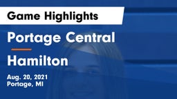 Portage Central  vs Hamilton Game Highlights - Aug. 20, 2021