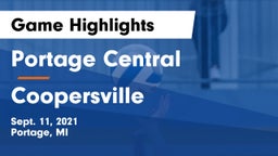 Portage Central  vs Coopersville  Game Highlights - Sept. 11, 2021
