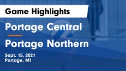 Portage Central  vs Portage Northern  Game Highlights - Sept. 15, 2021