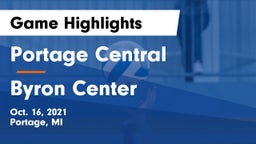 Portage Central  vs Byron Center  Game Highlights - Oct. 16, 2021