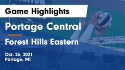 Portage Central  vs Forest Hills Eastern  Game Highlights - Oct. 26, 2021