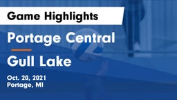 Portage Central  vs Gull Lake  Game Highlights - Oct. 20, 2021