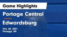 Portage Central  vs Edwardsburg  Game Highlights - Oct. 28, 2021