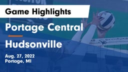 Portage Central  vs Hudsonville Game Highlights - Aug. 27, 2022