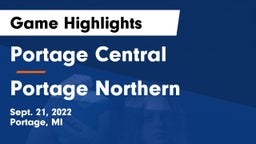 Portage Central  vs Portage Northern Game Highlights - Sept. 21, 2022