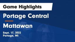 Portage Central  vs Mattawan Game Highlights - Sept. 17, 2022