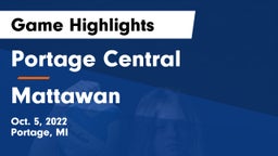 Portage Central  vs Mattawan  Game Highlights - Oct. 5, 2022