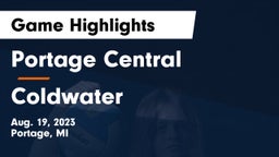 Portage Central  vs Coldwater Game Highlights - Aug. 19, 2023