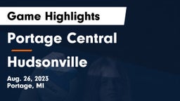 Portage Central  vs Hudsonville Game Highlights - Aug. 26, 2023