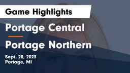 Portage Central  vs Portage Northern  Game Highlights - Sept. 20, 2023