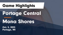 Portage Central  vs Mona Shores  Game Highlights - Oct. 5, 2023