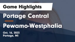 Portage Central  vs Pewamo-Westphalia  Game Highlights - Oct. 16, 2023