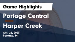 Portage Central  vs Harper Creek  Game Highlights - Oct. 26, 2023