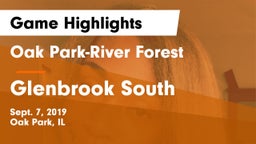 Oak Park-River Forest  vs Glenbrook South Game Highlights - Sept. 7, 2019