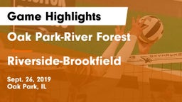Oak Park-River Forest  vs Riverside-Brookfield  Game Highlights - Sept. 26, 2019