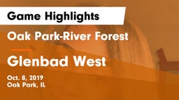 Oak Park-River Forest  vs Glenbad West Game Highlights - Oct. 8, 2019