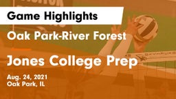 Oak Park-River Forest  vs Jones College Prep Game Highlights - Aug. 24, 2021