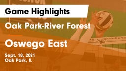 Oak Park-River Forest  vs Oswego East  Game Highlights - Sept. 18, 2021