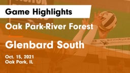 Oak Park-River Forest  vs Glenbard South Game Highlights - Oct. 15, 2021