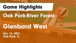 Oak Park-River Forest  vs Glenbard West Game Highlights - Oct. 16, 2021