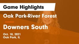 Oak Park-River Forest  vs Downers South Game Highlights - Oct. 18, 2021