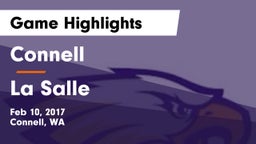 Connell  vs La Salle Game Highlights - Feb 10, 2017
