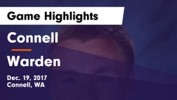 Connell  vs Warden  Game Highlights - Dec. 19, 2017