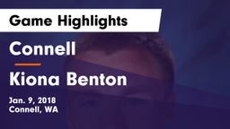 Connell  vs Kiona Benton Game Highlights - Jan. 9, 2018