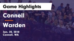 Connell  vs Warden  Game Highlights - Jan. 20, 2018