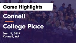 Connell  vs College Place   Game Highlights - Jan. 11, 2019