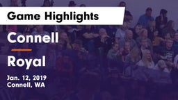 Connell  vs Royal  Game Highlights - Jan. 12, 2019