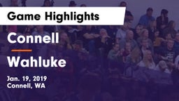 Connell  vs Wahluke  Game Highlights - Jan. 19, 2019