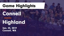 Connell  vs Highland Game Highlights - Jan. 25, 2019