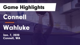 Connell  vs Wahluke  Game Highlights - Jan. 7, 2020