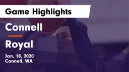 Connell  vs Royal  Game Highlights - Jan. 18, 2020