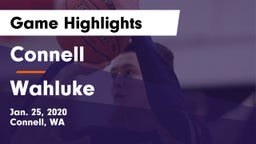 Connell  vs Wahluke  Game Highlights - Jan. 25, 2020