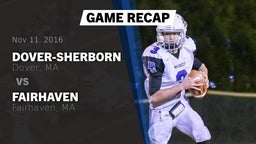 Recap: Dover-Sherborn  vs. Fairhaven  2016