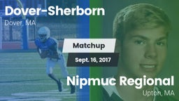 Matchup: Dover-Sherborn High vs. Nipmuc Regional  2017
