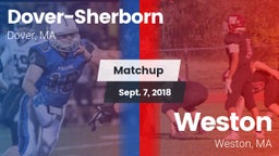 Matchup: Dover-Sherborn High vs. Weston 2018