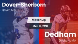 Matchup: Dover-Sherborn High vs. Dedham  2018