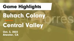 Buhach Colony  vs Central Valley  Game Highlights - Oct. 3, 2022