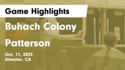 Buhach Colony  vs Patterson  Game Highlights - Oct. 11, 2023