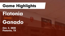 Flatonia  vs Ganado  Game Highlights - Oct. 2, 2020