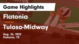 Flatonia  vs Tuloso-Midway  Game Highlights - Aug. 26, 2022