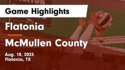 Flatonia  vs McMullen County  Game Highlights - Aug. 18, 2023