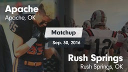 Matchup: Apache  vs. Rush Springs  2016