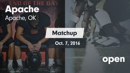 Matchup: Apache  vs. open 2016