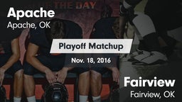 Matchup: Apache  vs. Fairview  2016