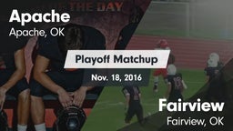 Matchup: Apache  vs. Fairview  2015