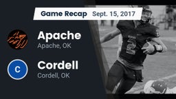 Recap: Apache  vs. Cordell  2017